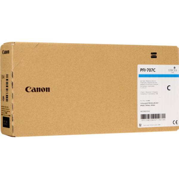 CANON Tintenpatrone cyan PFI707C iPF 830/840 700ml