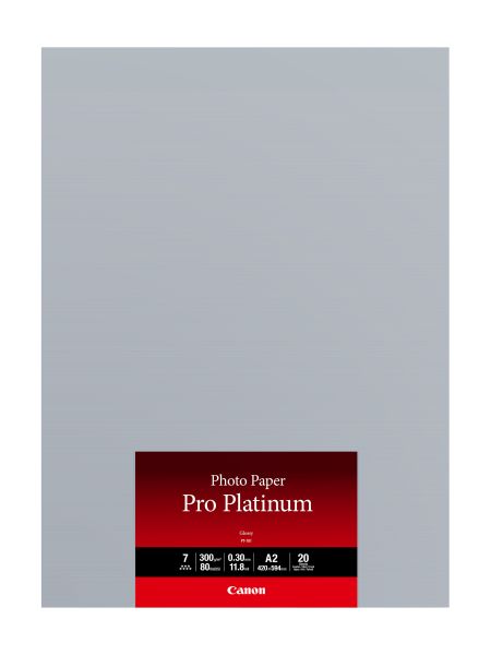 CANON Pro Platinum Photo Paper A2 PT101A2 InkJet glossy 300g 20 Blatt