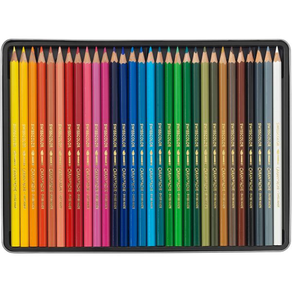 CARAN D'ACHE Farbstifte Swisscolor 1285.73 ass. 30 Stück