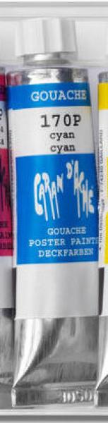 CARAN D'ACHE Deckfarbe Gouache 10ml 2003.170 cyan Tube