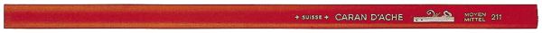 CARAN D'ACHE Bleistift Zimmermann HB 211.272 rot, 25cm