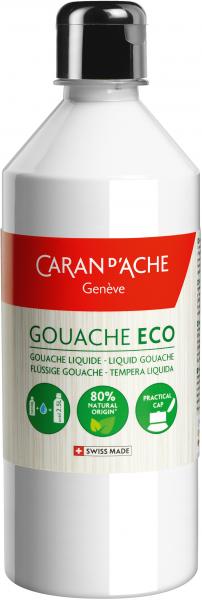 CARAN D'ACHE Deckfarbe Gouache Eco 500ml 2370.001 weiss flüssig