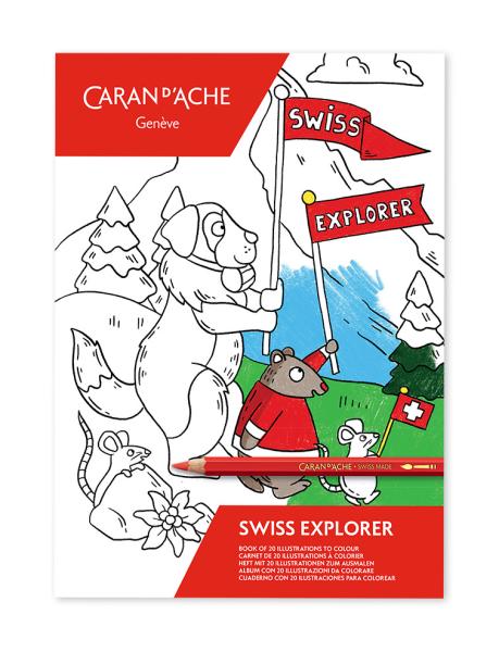 CARAN D'ACHE Swiss Explorer 454.702 Malbuch FSC