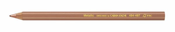 CARAN D'ACHE Colour Block 494.497 bronze FSC metallic