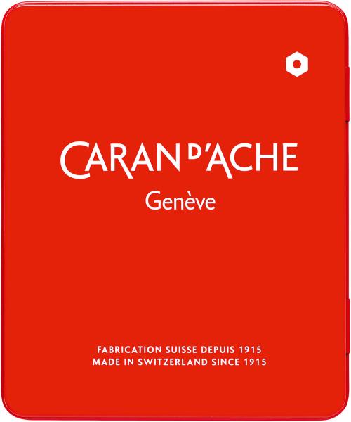 CARAN D'ACHE Wachsmalkreide Neocolor 1 7004.310 10 Farben Metallbox