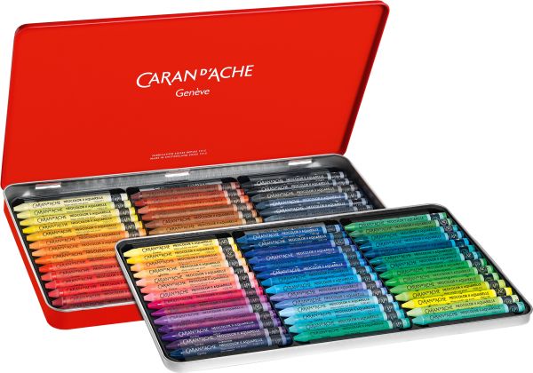 CARAN D'ACHE Wachsmalkreide Neocolor II 7500.384 84 Stück, Box 9mmx10,5cm