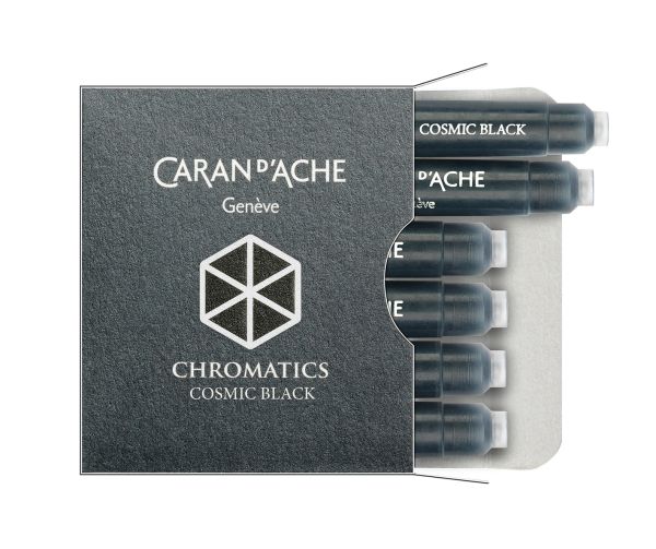 CARAN D'ACHE Tintenpatrone 8021.009 Cosmic Black 6 Stück