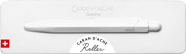 CARAN D'ACHE Roller 849 0.7mm 846.502 weiss, mit Metalletui