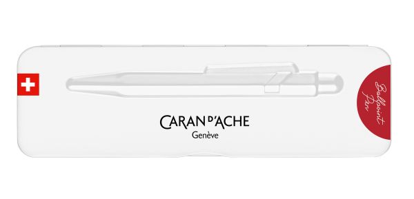 CARAN D'ACHE Kugelschreiber 849 Colormat-X 849.585 rot, Slimpack