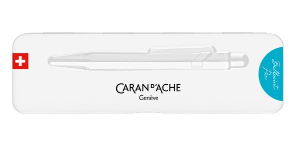 CARAN D'ACHE Kugelschreiber 849 Colormat-X 849.681 türkisblau, Slimpack