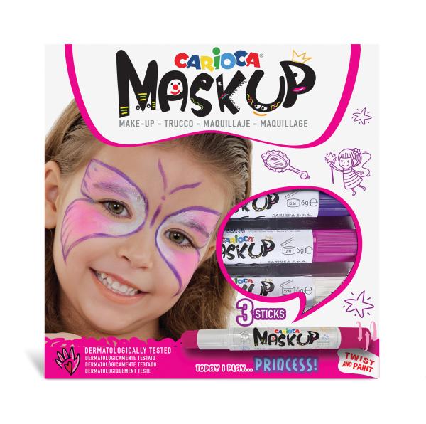 CARIOCA Mask-Up Princess 004277 ass. 3 Stück