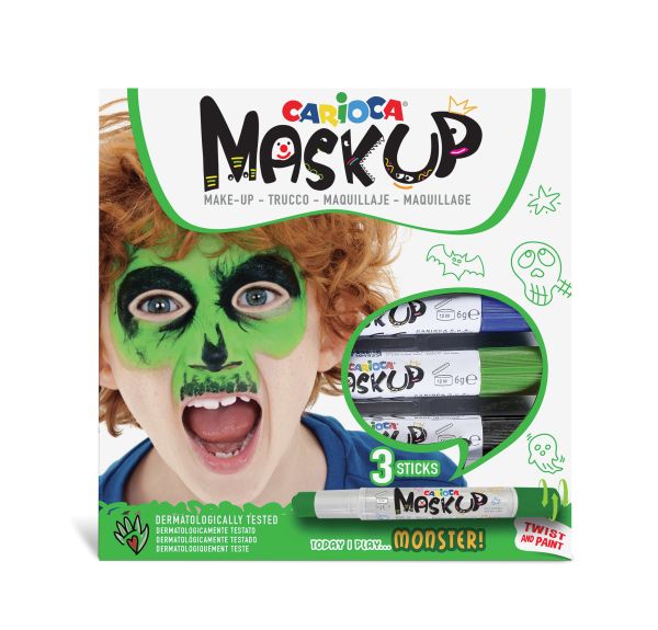 CARIOCA Mask-Up Monsters 004279 ass. 3 Stück