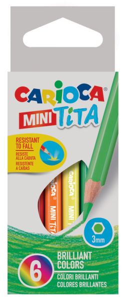 CARIOCA Farbstift Mini Tita 3mm 42322 6 Stück