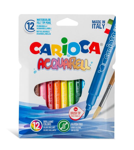 CARIOCA Fasermaler Aquarell 42747 12 Stück