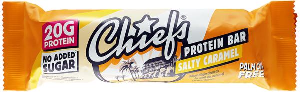 Chiefs protein bar salty caramel 5257 55g, 12 stk. - Chiefs-5257-7640151710163