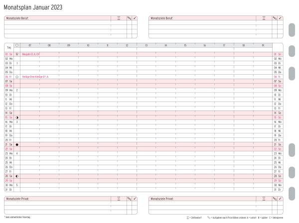 CHRONOPLAN Monatspläne 2024 50284Z.24 A5