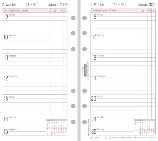 CHRONOPLAN Wochenplan 2024 50554Z.24 1W/1S