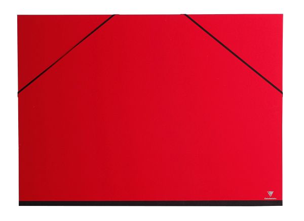 CLAIREFONTAINE Zeichenmappe 52x72cm 144405C rot