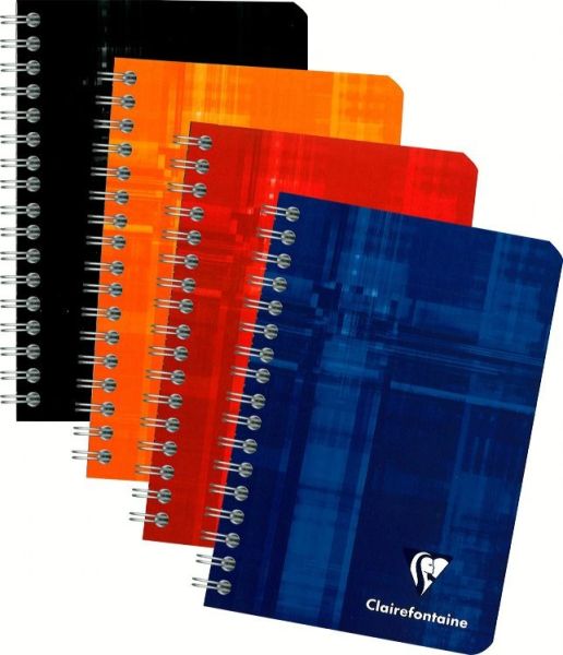 CLAIREFONTAINE Notizheft ass. 9x14cm 68592 5mm 50 Blatt