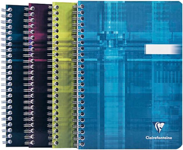 CLAIREFONTAINE Spiralheft ass. A5 8532 5mm 50 Blatt