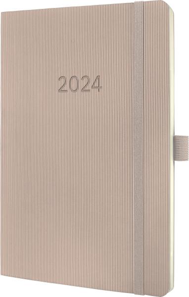 CONCEPTUM Wochenkalender 2024 C2430 taupe , 2S/1W, 210x135x16 mm