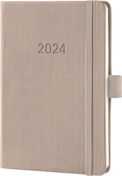 CONCEPTUM Wochenkalender 2024 C2461 taupe , 2S/1W, HC, A6