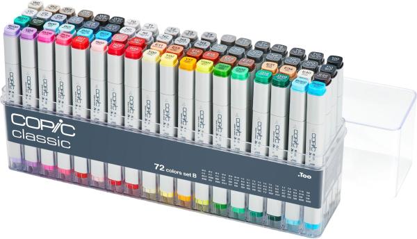 COPIC Marker Classic 20075161 Set B, 72 Stück