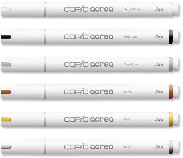 COPIC Marker acrea Set Essentials 20077600 6 Farben