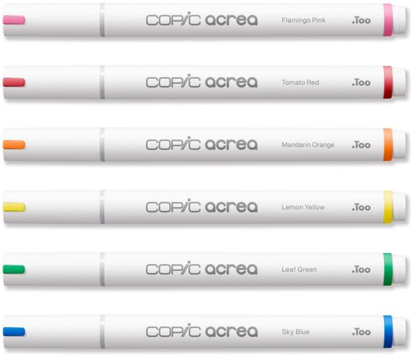 COPIC Marker acrea Set Vivid 20077601 6 Farben