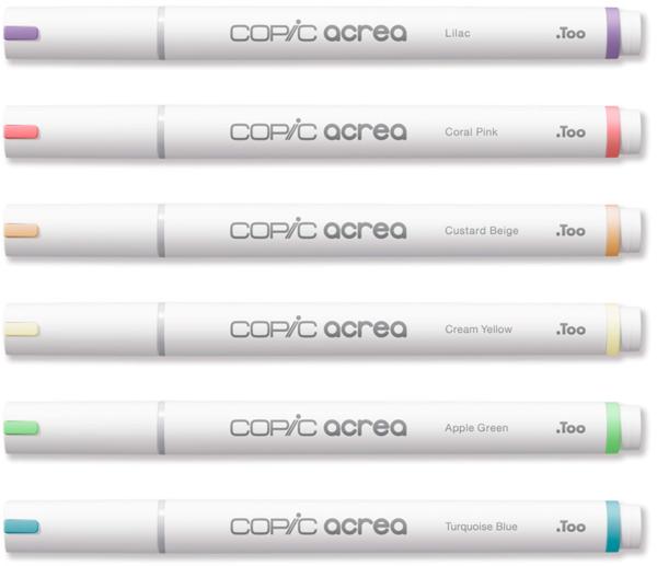 COPIC Marker acrea Set Light 20077602 6 Farben