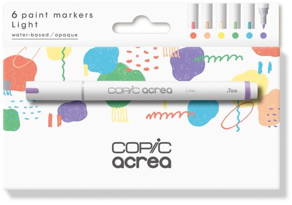 COPIC Marker acrea Set Light 20077602 6 Farben