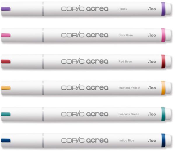 COPIC Marker acrea Set Deep 20077603 6 Farben