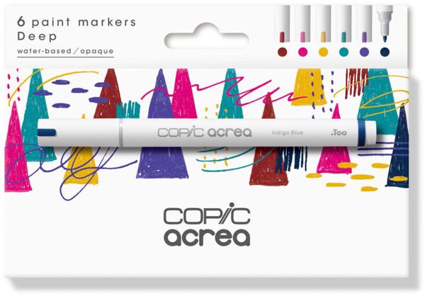 COPIC Marker acrea Set Deep 20077603 6 Farben