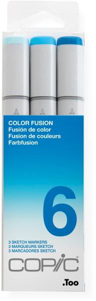 COPIC Marker Sketch 21075656 Set Color Fusion 6, 3 Stück