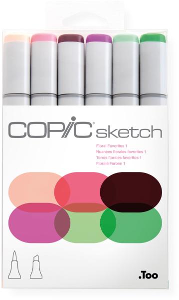 COPIC Marker Sketch 21075668 Set Floral Favorite 1,6 Stück