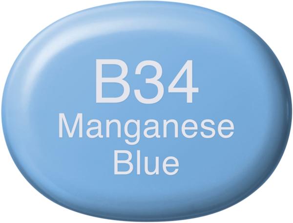 COPIC Marker Sketch 2107574 B34 - Manganese Blue