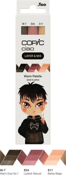 COPIC Marker Ciao 220750311 Warm Palette 3 Stück