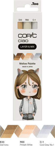 COPIC Marker Ciao 220750312 Mellow Palette 3 Stück