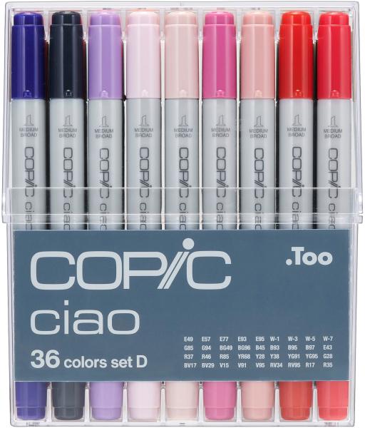 COPIC Marker Ciao 22075364 36er Set D