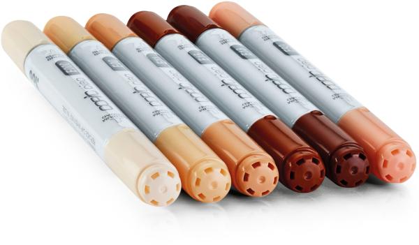 COPIC Marker Ciao 22075666 6er Set Porträt