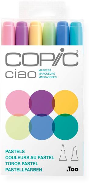 COPIC Marker Ciao 22075667 6er Set Pastels