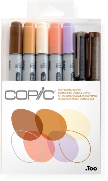 COPIC Marker Ciao 22075671 People Doodle kit, 7 Stück