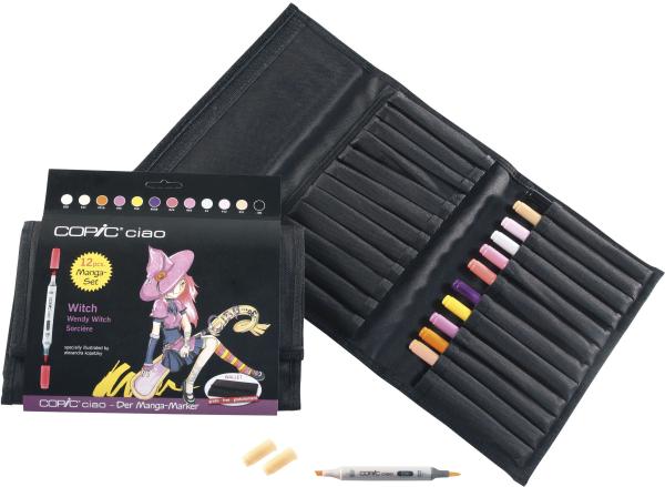 COPIC Marker Ciao 22075733 12er Set, Wallet Witch