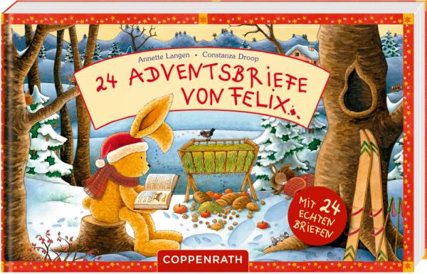 COPPENRATH Briefbuch 21x 14.5cm 64630 24 Adventsbriefe von Felix