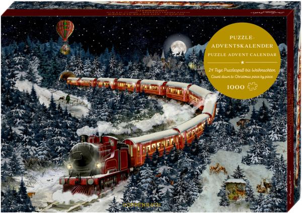 COPPENRATH Puzzle Adventskalender 95550 Weihnachtsexpress Puzzle