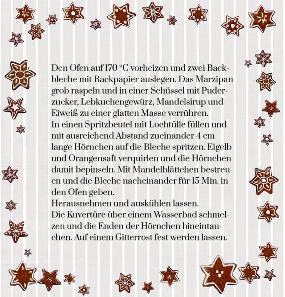 COPPENRATH Zettel Adventskalender 95572 Weihnachtsbäckerei