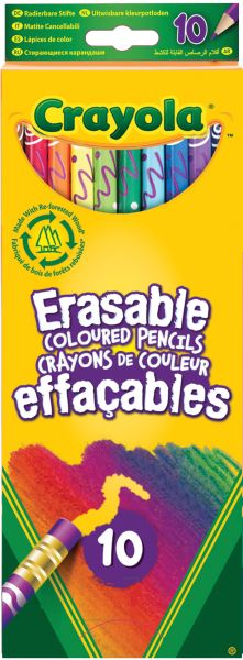 CRAYOLA Farbstifte radierbar 3.3635 10 Stück