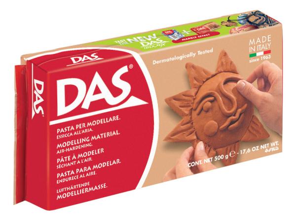 DAS Modelliermasse 500g 387100 terracotta