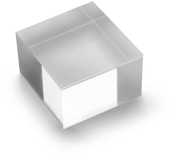 Deflecto acrylblock 75x50mm ab250 transparent poliert - Deflecto-ab250-5055425953771