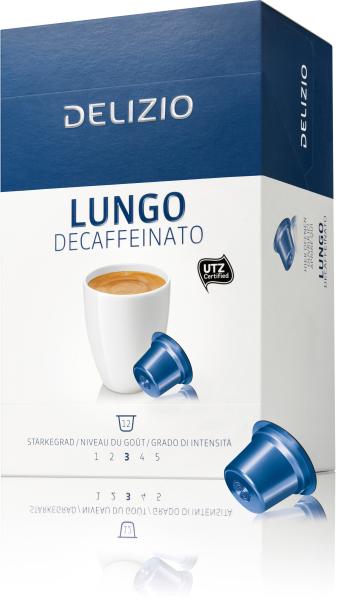 DELIZIO Kaffeekapseln 2001097 Lungo Decaffeinato 12 Stück